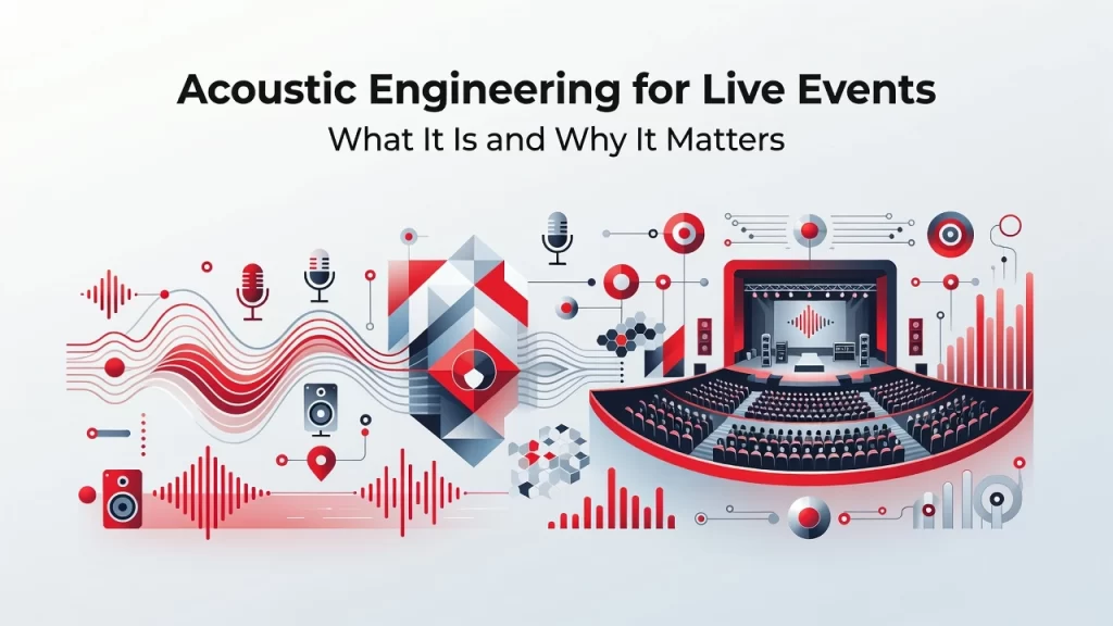 Professional header image for industry analysis: Acoustic Engineering for Live Events: What It Is and Why ...